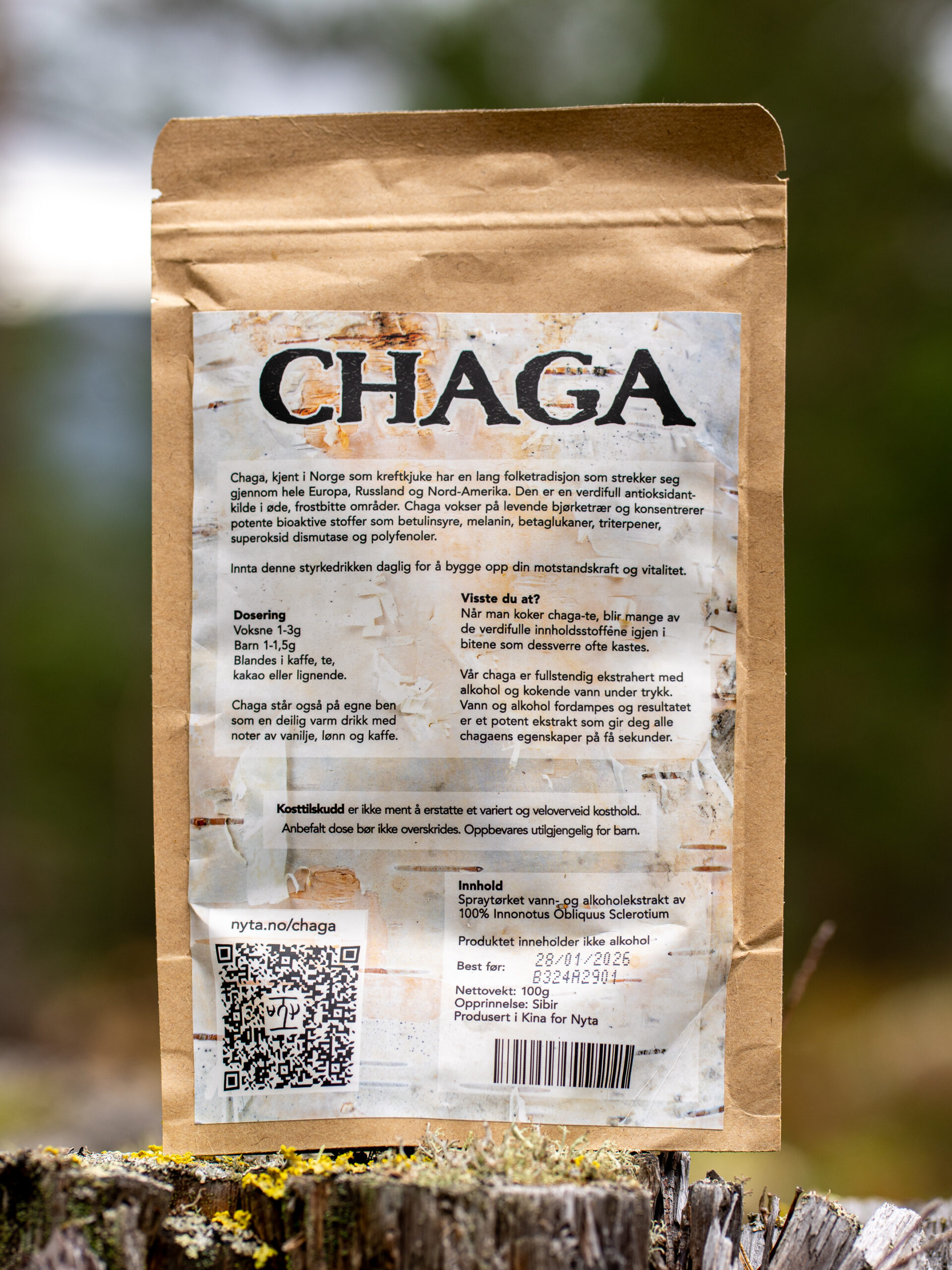 Chaga Ekstrakt - Bilde 2
